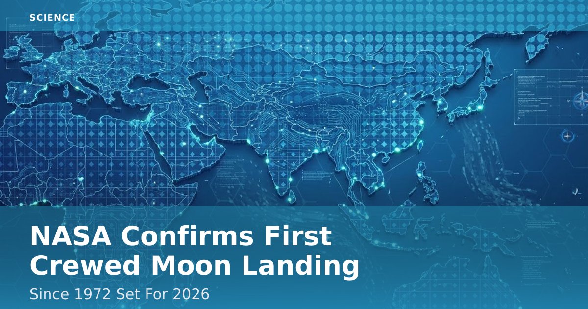 NASA Confirms First Crewed Moon Landing Since 1972 Set For 2026