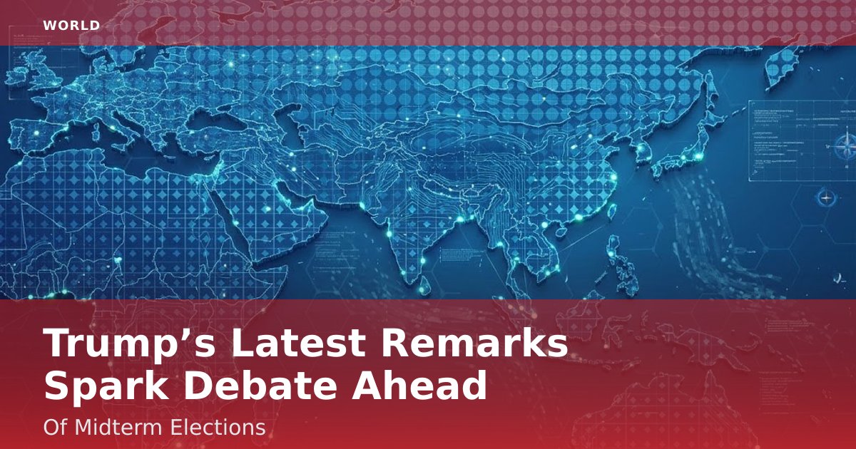 Trump’s Latest Remarks Spark Debate Ahead Of Midterm Elections